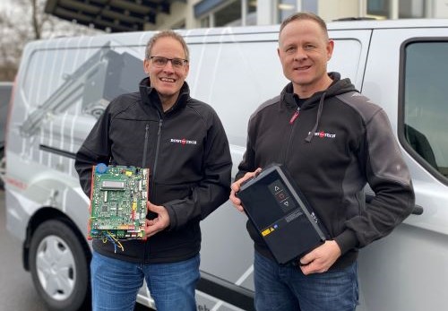 Christoph Fehlmann und Armin Studer Schweizvertretung Feig Controller und Sensors